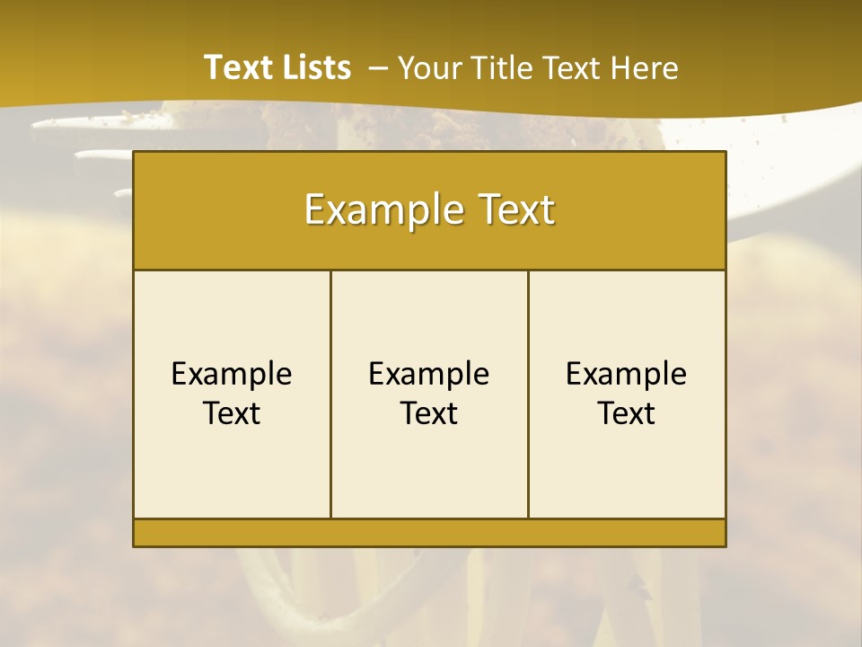 Paste Briciole Condimento PowerPoint Template