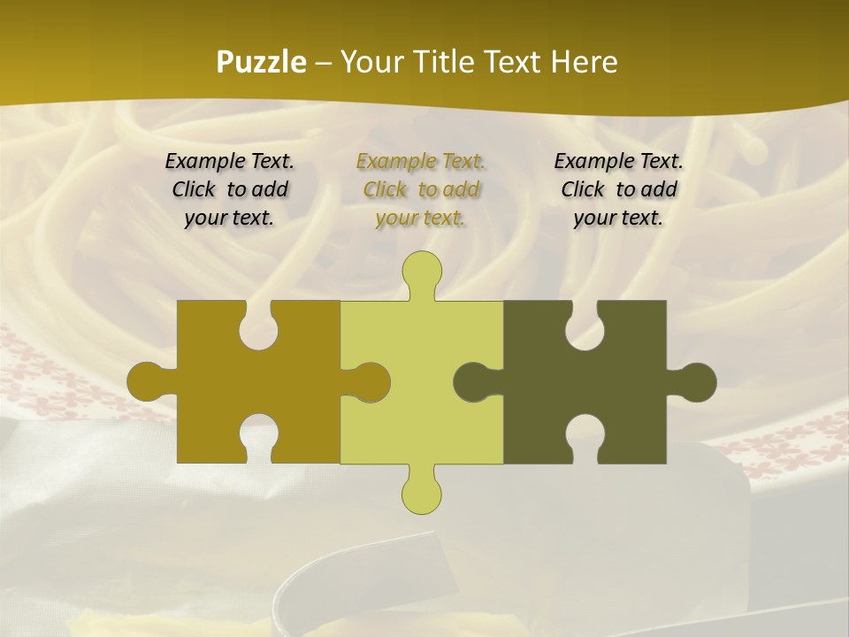 Piatto Ricciolo Cibi PowerPoint Template