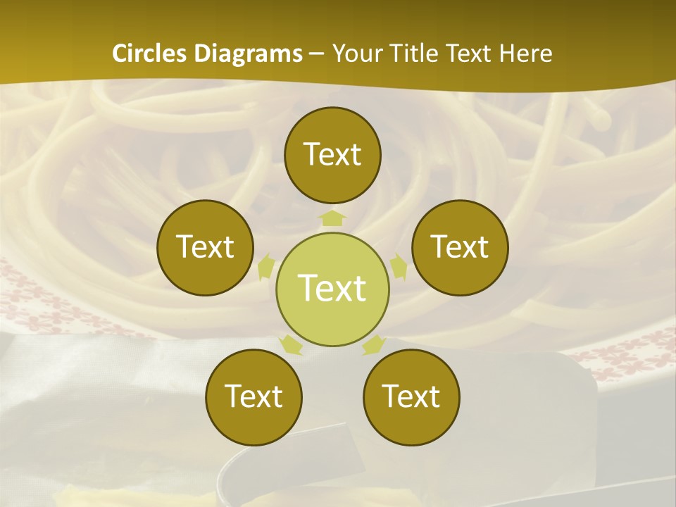 Piatto Ricciolo Cibi PowerPoint Template