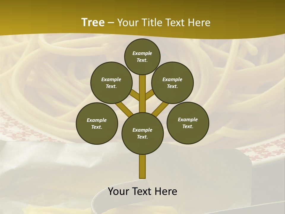 Piatto Ricciolo Cibi PowerPoint Template