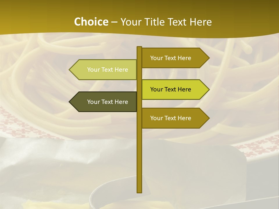 Piatto Ricciolo Cibi PowerPoint Template