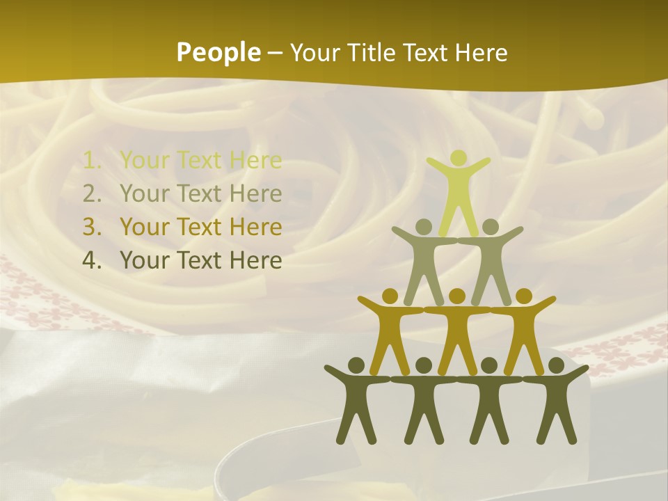 Piatto Ricciolo Cibi PowerPoint Template