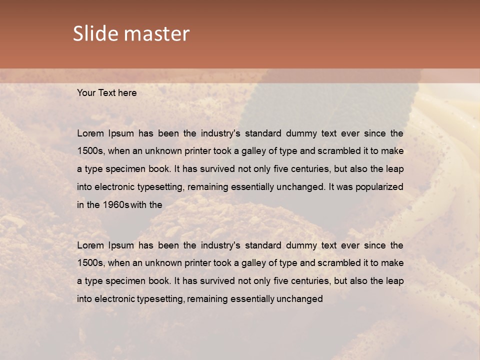 Pan Rallado Pan Molido Espagueti PowerPoint Template