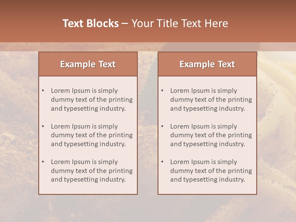 Pan Rallado Pan Molido Espagueti PowerPoint Template