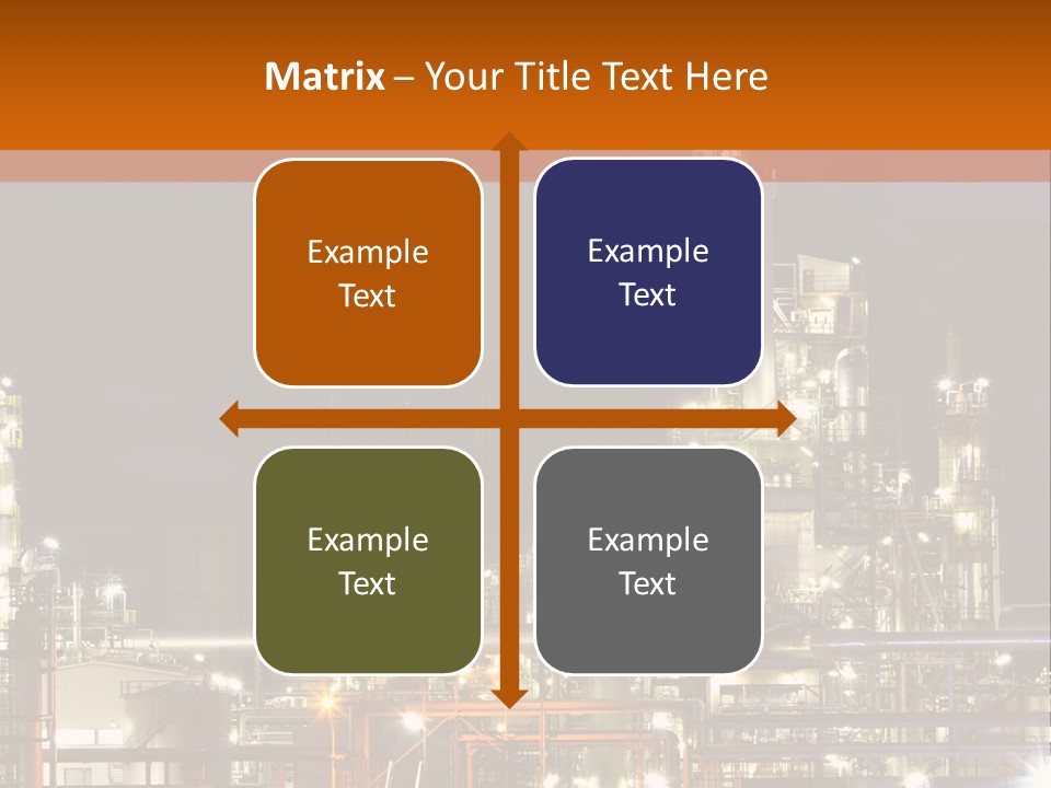 Fuel Tower Distillation PowerPoint Template