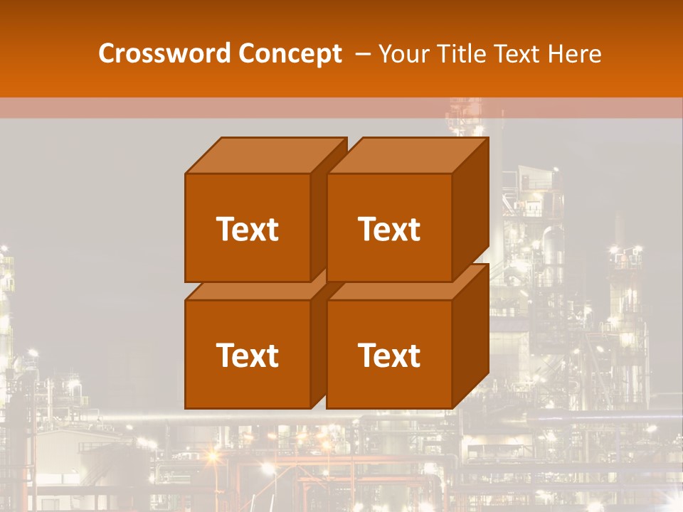 Fuel Tower Distillation PowerPoint Template