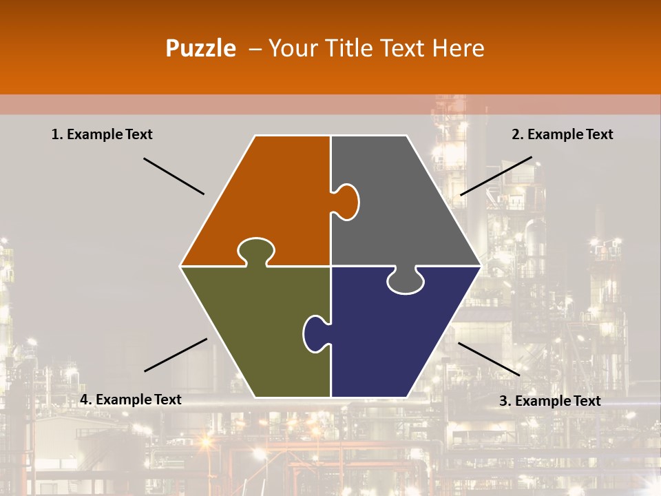 Fuel Tower Distillation PowerPoint Template