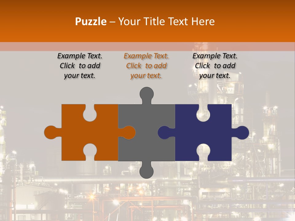 Fuel Tower Distillation PowerPoint Template