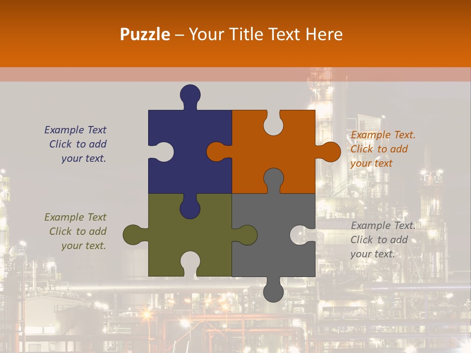 Fuel Tower Distillation PowerPoint Template