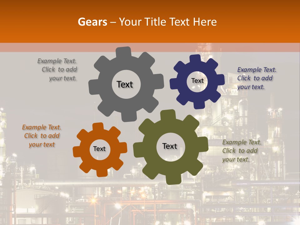 Fuel Tower Distillation PowerPoint Template