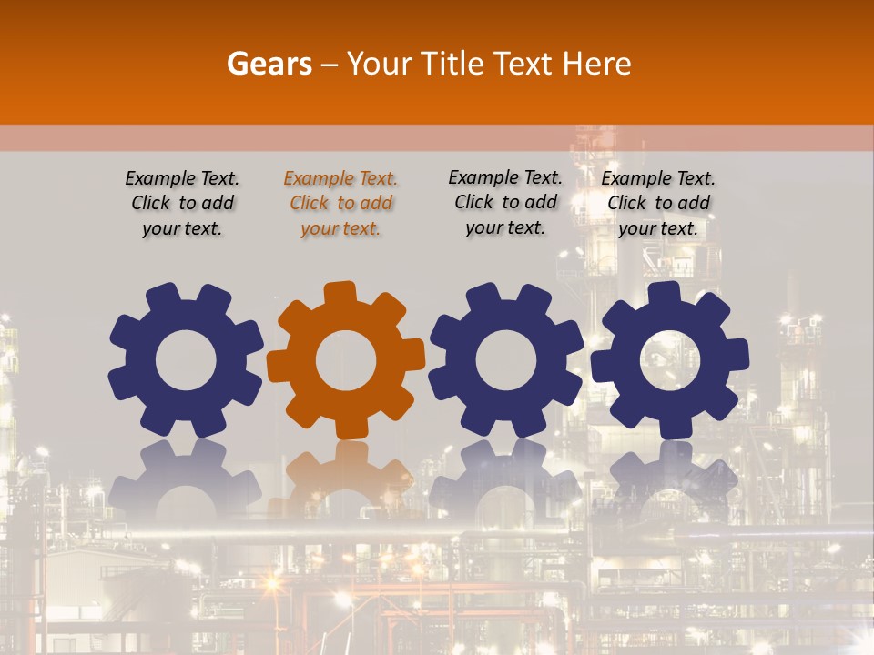 Fuel Tower Distillation PowerPoint Template