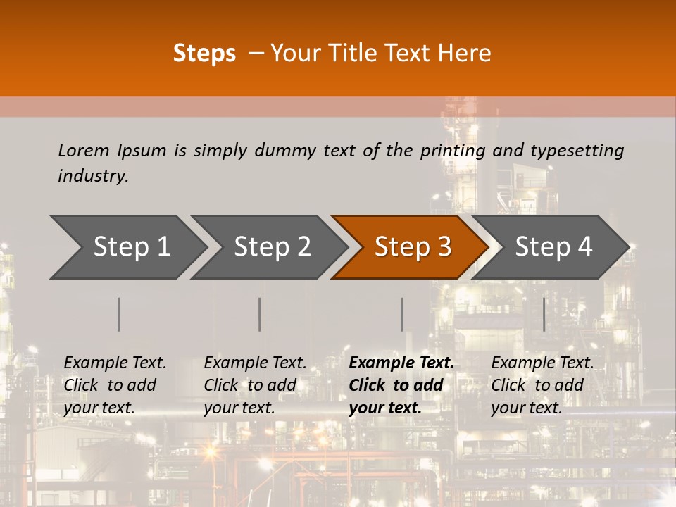 Fuel Tower Distillation PowerPoint Template