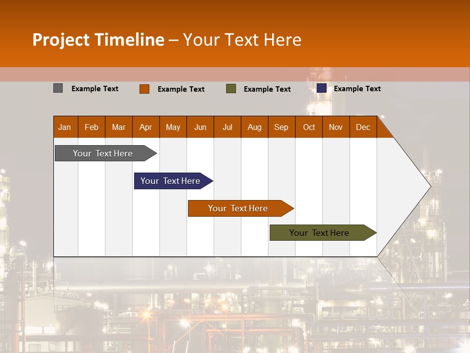Fuel Tower Distillation PowerPoint Template