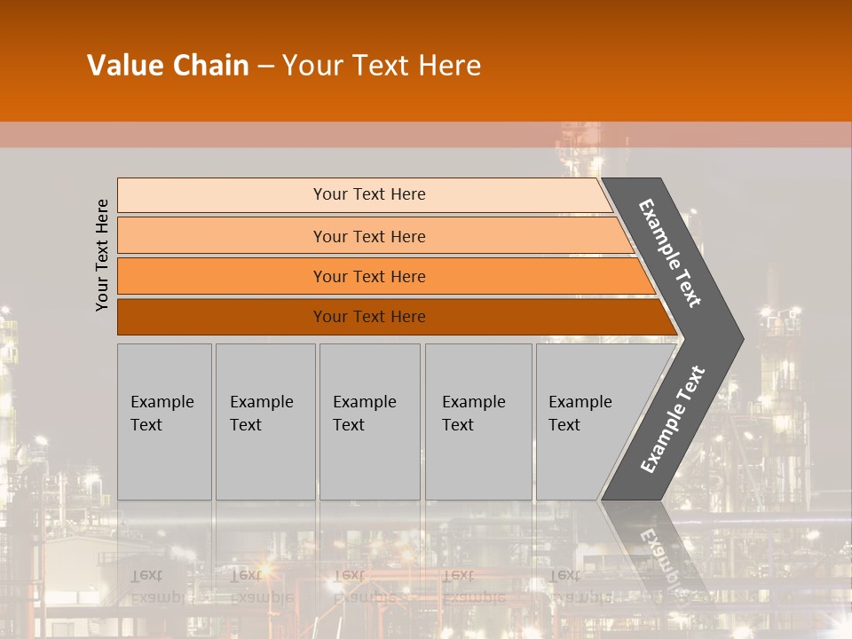 Fuel Tower Distillation PowerPoint Template