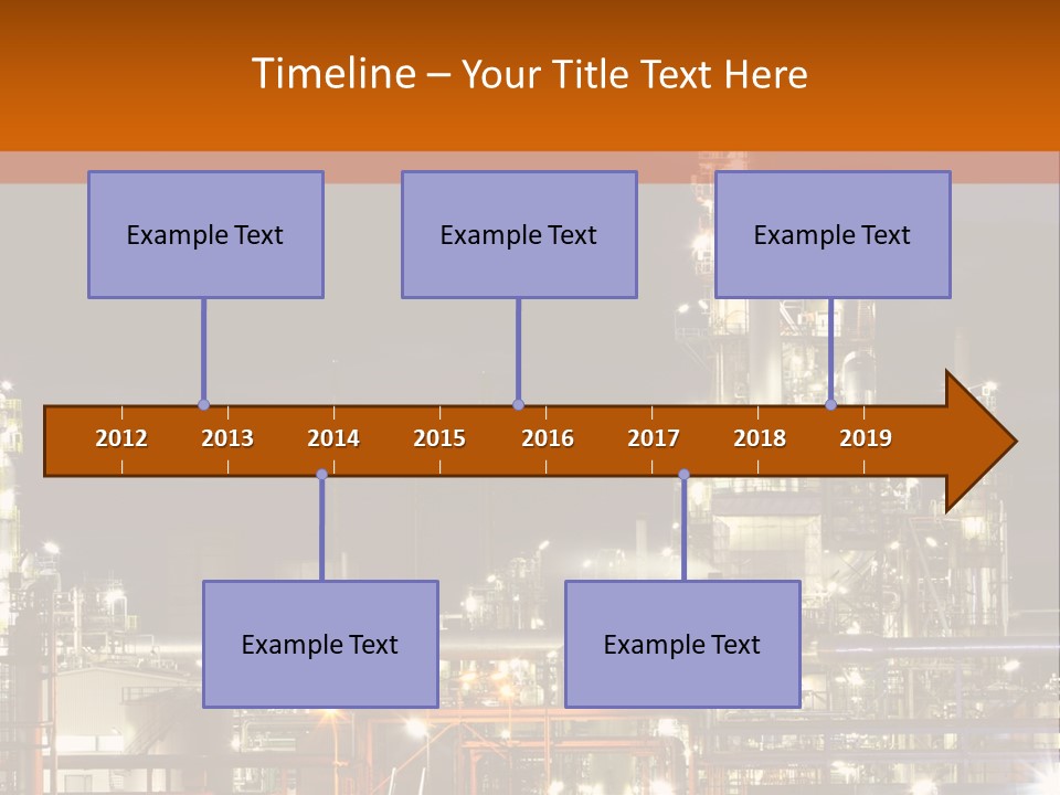 Fuel Tower Distillation PowerPoint Template