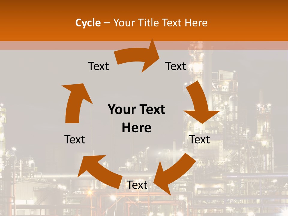 Fuel Tower Distillation PowerPoint Template