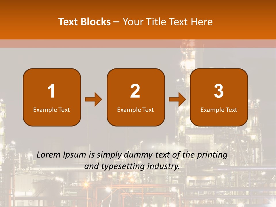Fuel Tower Distillation PowerPoint Template