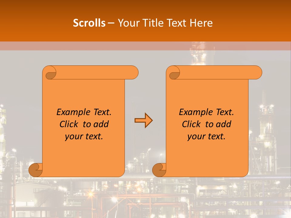 Fuel Tower Distillation PowerPoint Template