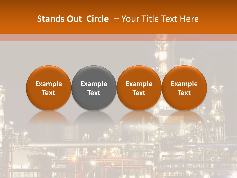 Fuel Tower Distillation PowerPoint Template