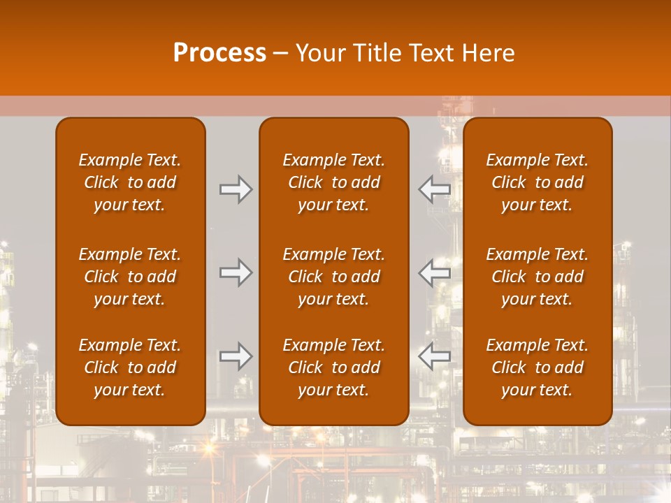 Fuel Tower Distillation PowerPoint Template