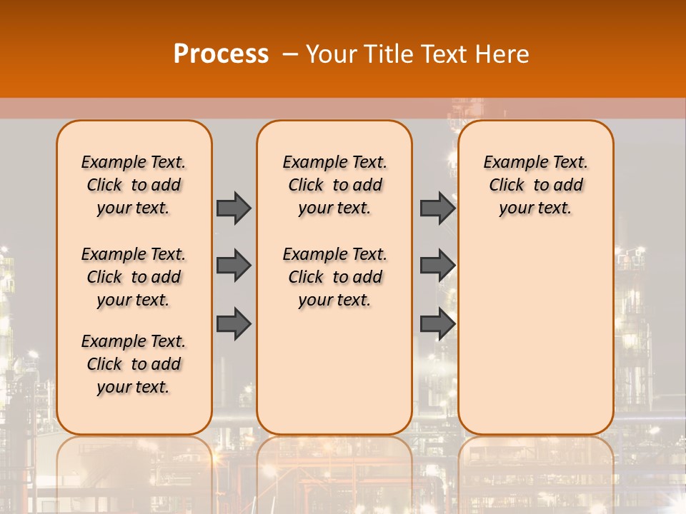 Fuel Tower Distillation PowerPoint Template