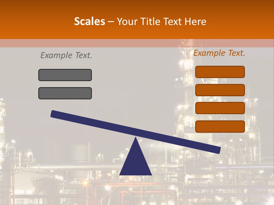 Fuel Tower Distillation PowerPoint Template