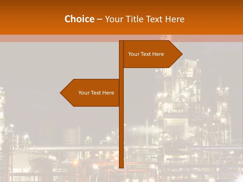 Fuel Tower Distillation PowerPoint Template