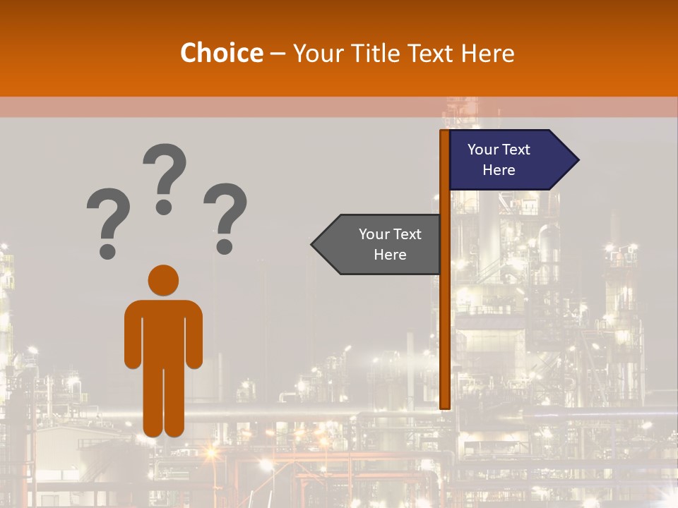 Fuel Tower Distillation PowerPoint Template