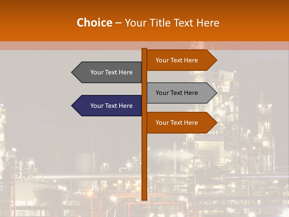 Fuel Tower Distillation PowerPoint Template