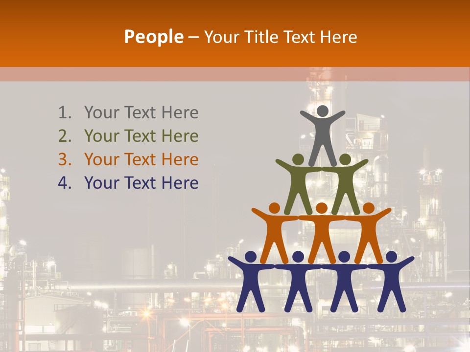 Fuel Tower Distillation PowerPoint Template