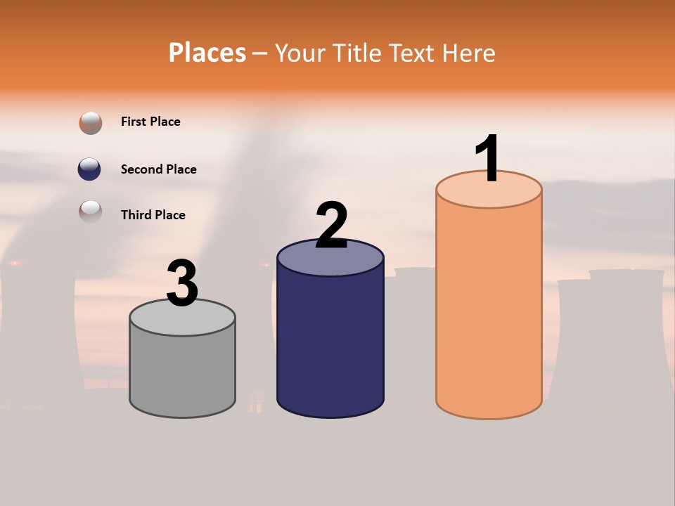 Night Artificial Energy PowerPoint Template