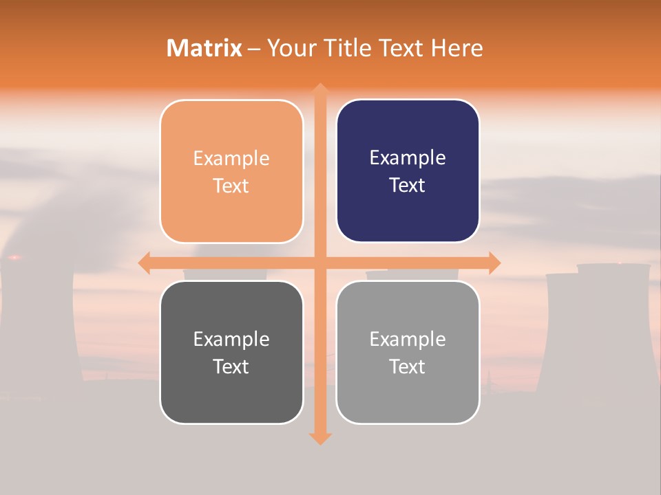 Night Artificial Energy PowerPoint Template