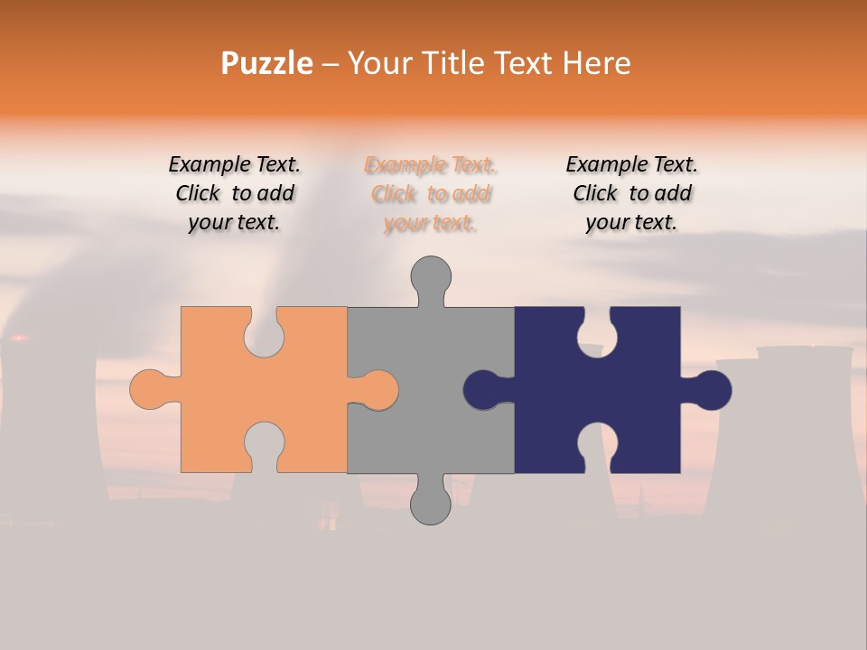 Night Artificial Energy PowerPoint Template