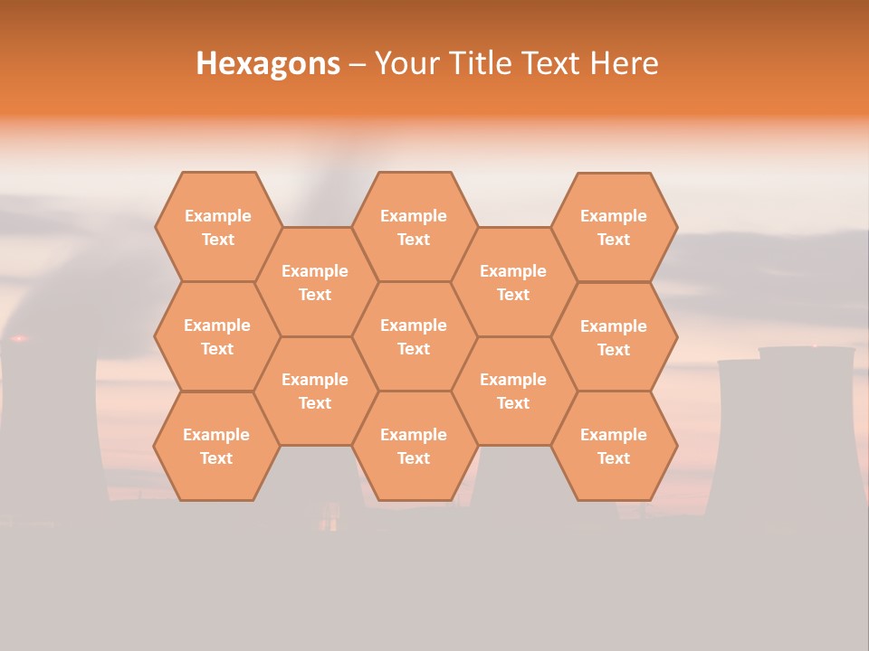 Night Artificial Energy PowerPoint Template