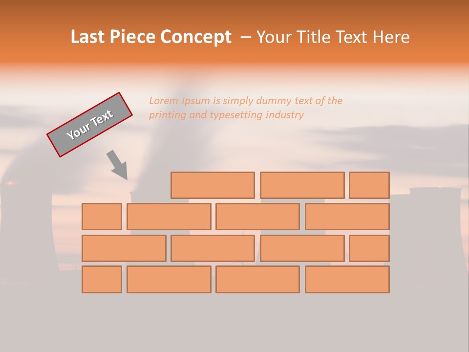 Night Artificial Energy PowerPoint Template