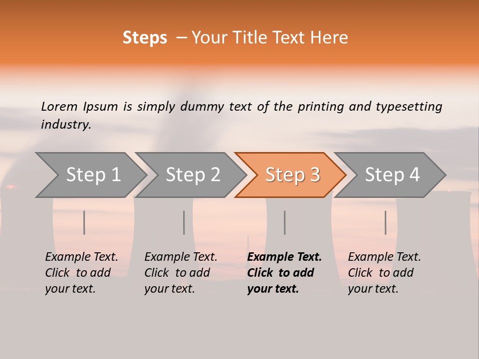Night Artificial Energy PowerPoint Template
