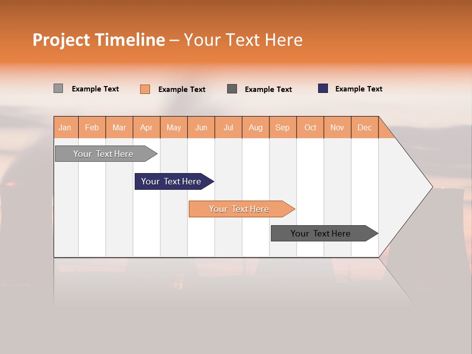 Night Artificial Energy PowerPoint Template