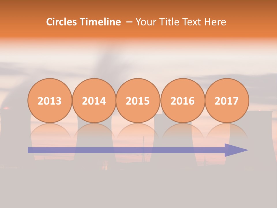 Night Artificial Energy PowerPoint Template