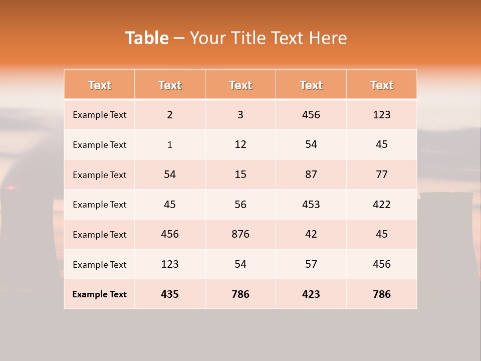 Night Artificial Energy PowerPoint Template