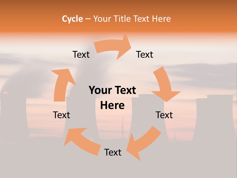 Night Artificial Energy PowerPoint Template