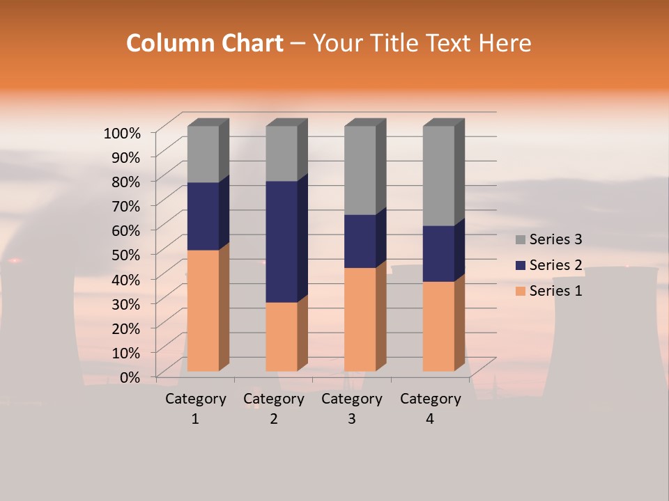 Night Artificial Energy PowerPoint Template