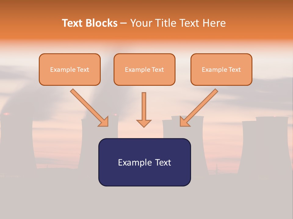 Night Artificial Energy PowerPoint Template