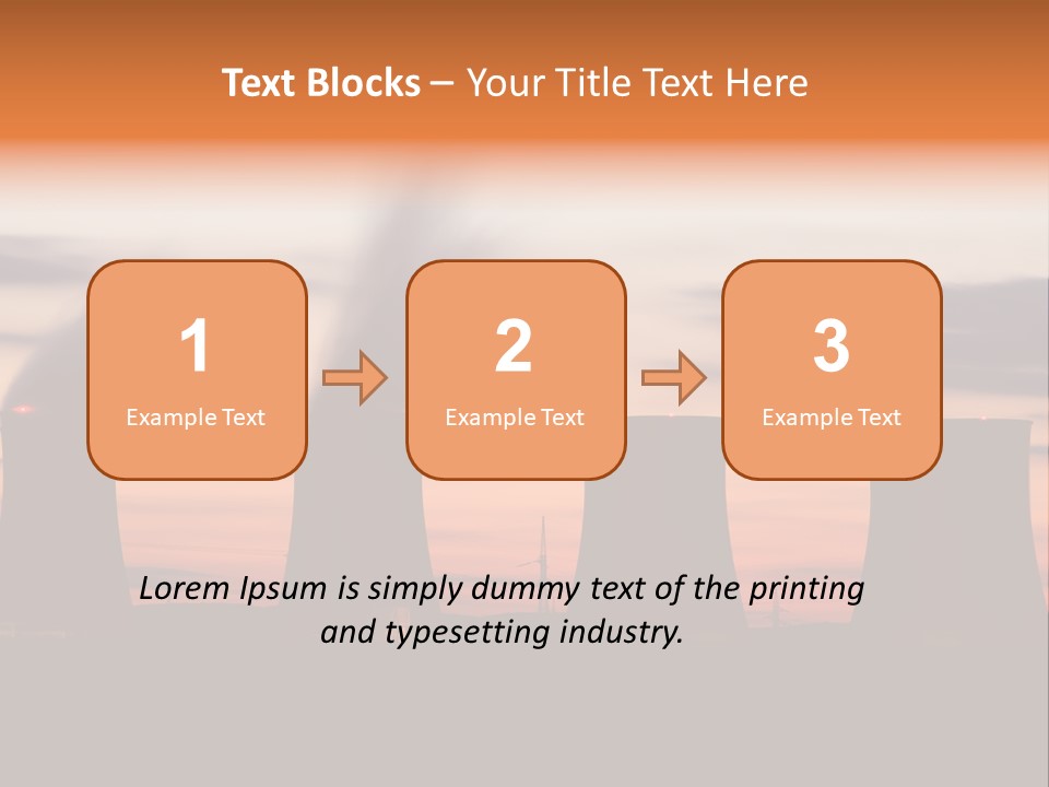 Night Artificial Energy PowerPoint Template