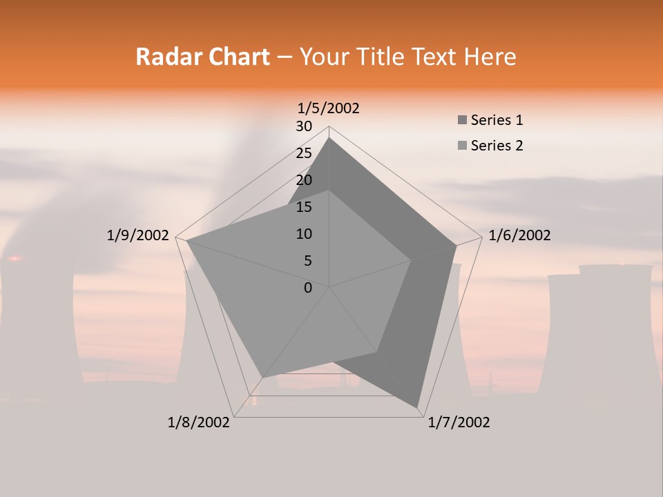 Night Artificial Energy PowerPoint Template