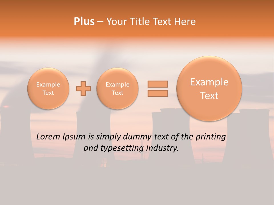 Night Artificial Energy PowerPoint Template