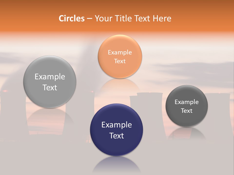 Night Artificial Energy PowerPoint Template