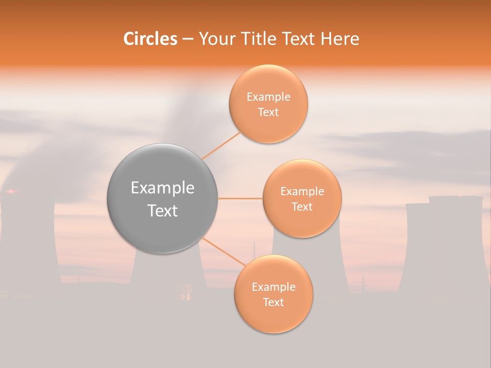 Night Artificial Energy PowerPoint Template