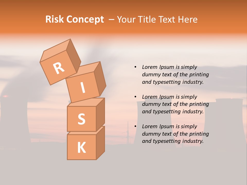 Night Artificial Energy PowerPoint Template