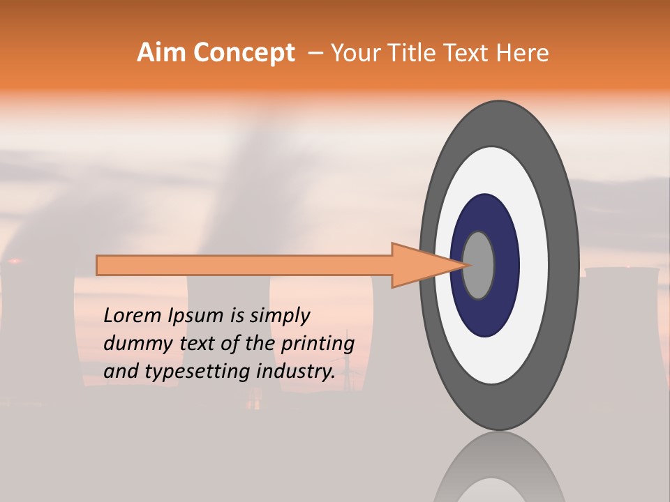Night Artificial Energy PowerPoint Template