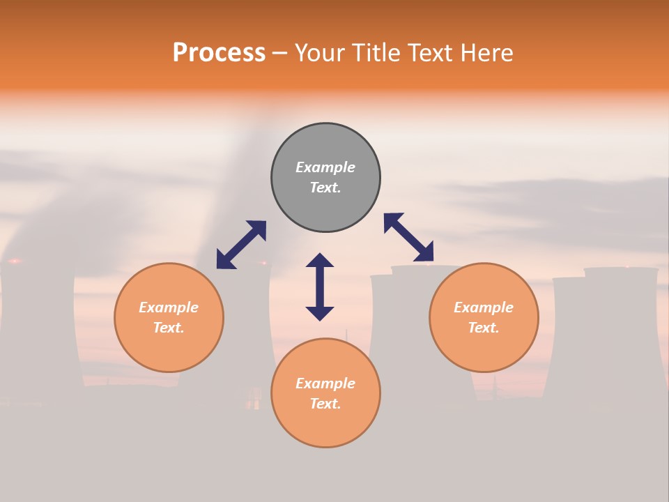 Night Artificial Energy PowerPoint Template